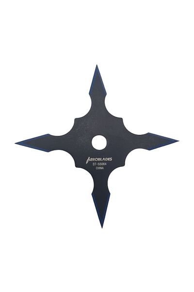 dalimag Steluta ninja, stea samurai pentru aruncat la tinta 4 colturi in husa, Dalimag, neagra, 10 cm