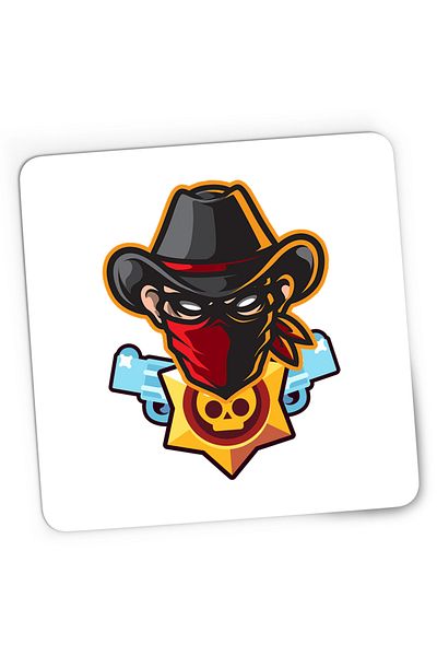 OEM Mousepad Gaming Cowboy Fortnite Brawl Stars, 21x19 cm