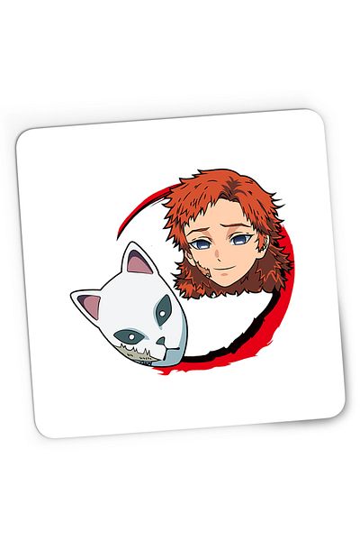 OEM Mousepad Gaming Demon Slayer Sabito Japan Girl, 21x19 cm