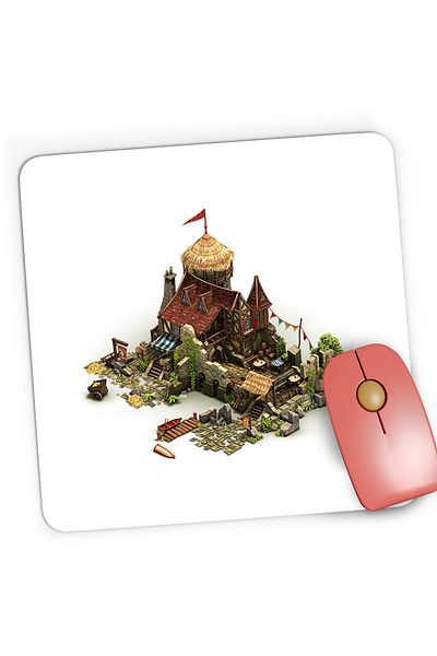 OEM Mousepad Gaming Age of Empires Taberna Bar Perioada Medievala Han, 21x19 cm