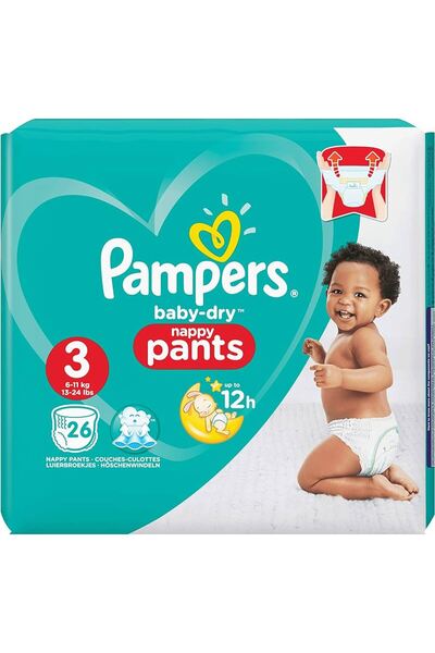 Pampers 3 PANTS 26S