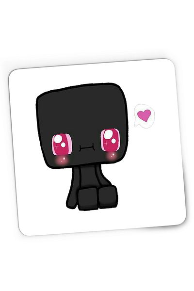 OEM Mousepad Gaming Baby Enderman Love Minecraft, 21x19 cm