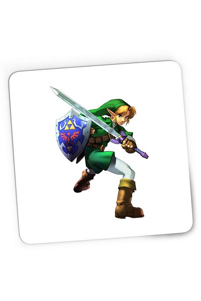 OEM Mousepad Gaming The Legend of Zelda Link Sabie Scut, 21x19 cm