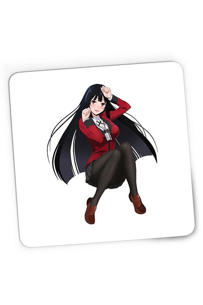 OEM Yumeko Jabami Kakegurui Gambling Poker Gaming Mousepad, 21x19 cm