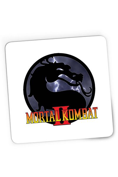 OEM Mousepad Gaming Mortal Kombat Liu Kang Johnny Cage Logo Name, 21x19 cm