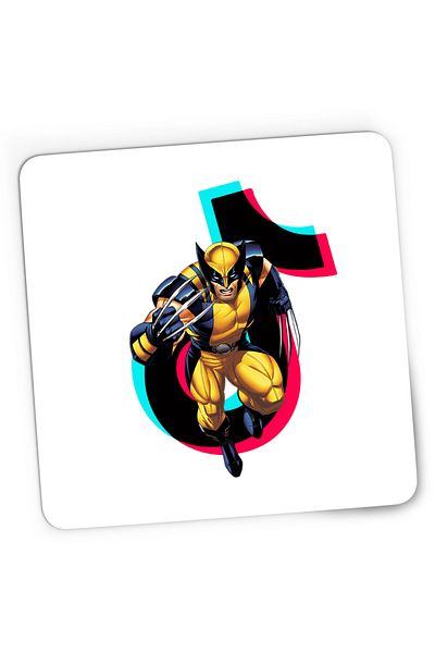 OEM Mousepad Gaming Wolverine Tiktok Badass Bad Boy, 21x19 cm