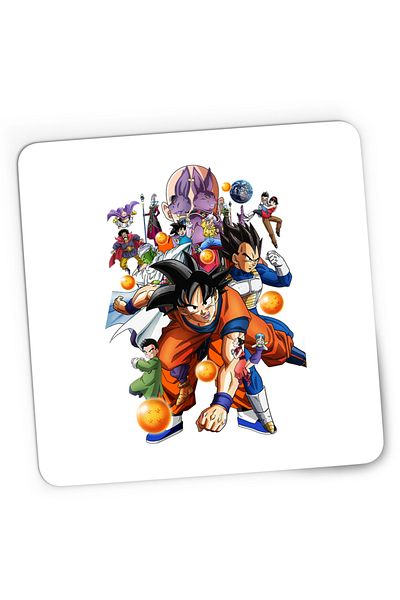 OEM Mousepad Gaming Dragon Ball Z All Team Anime Goku Vegeta, 21x19 cm