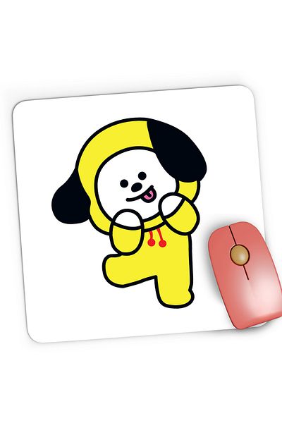 OEM Mousepad Gaming BT21 Chimmy BTS Kpop Plus Cute, 21x19 cm