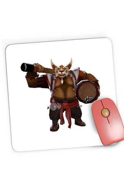 OEM Mousepad Gaming Dota 2 Brewmaster Tetsuya Hero Gaming, 21x19 cm