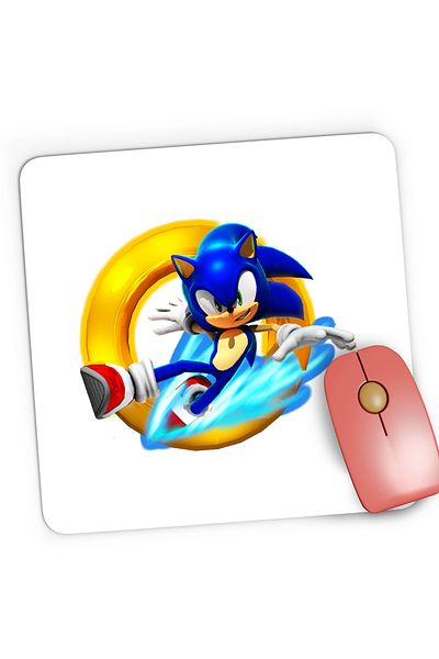 OEM Mousepad Gaming Sonic the Hedgehog Mataron Alergare, 21x19 cm