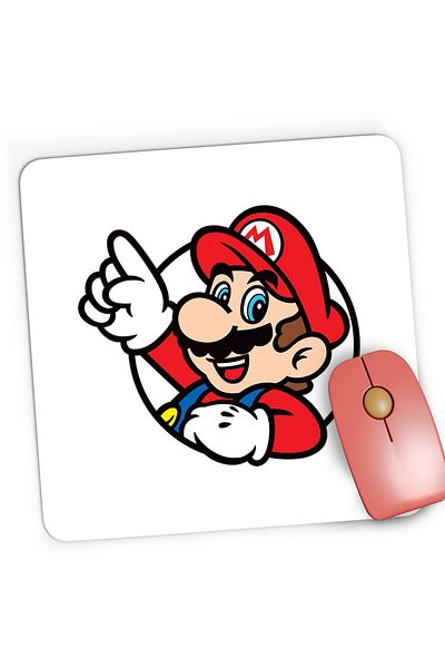 OEM Mousepad Gaming Super Mario Bros Rebel Gamer Youtube, 21x19 cm