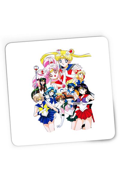OEM Sailor Moon Gaming Mousepad All Team Naoko Takeuchi Anime, 21x19 cm