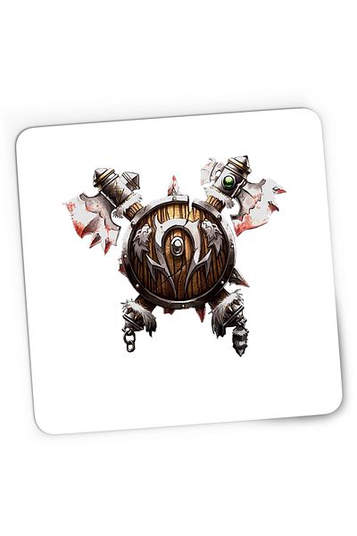 OEM Mousepad Gaming World of Warcraft Orc Race Crest WoW, 21x19 cm