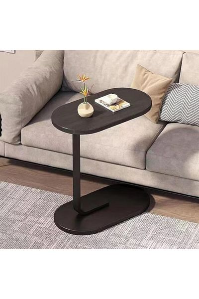 OEM Portable coffee table with leg, durable and elegant design, 45x28x60 cm, Black
