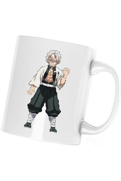 OEM Cana Demon Slayer Sanemi Samurai Boy, alba, 330 ml