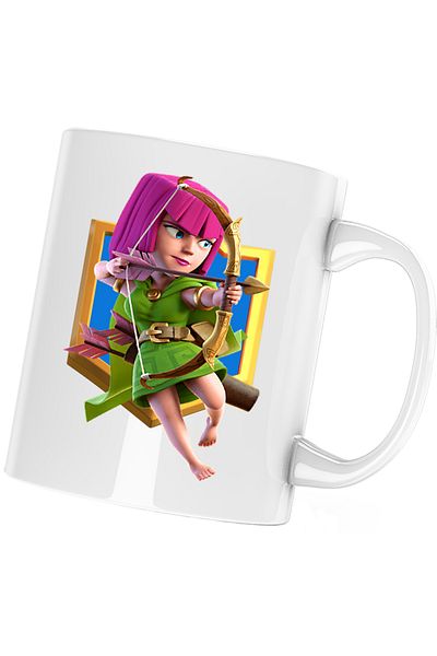 OEM Cana Archer Clash Royale Minecraft GTA, alba, 330 ml