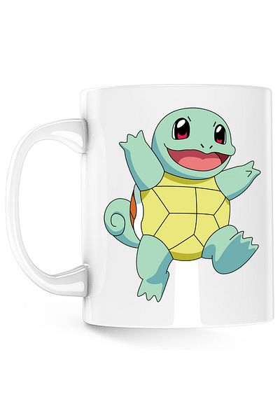 OEM Turtle Pokemon Roblox Mug, white, 330 ml