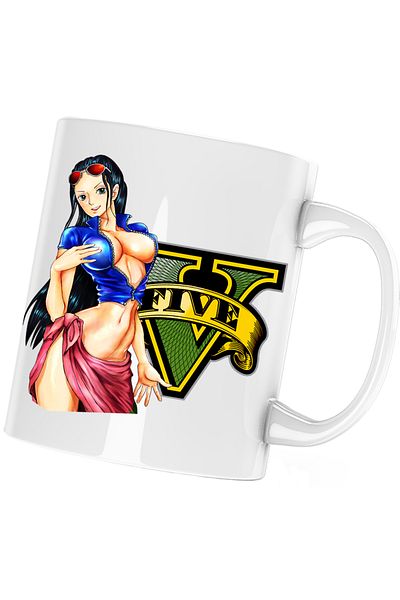 OEM Cana GTA Girl One Piece Nico Robin Devil, alba, 330 ml