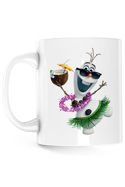 OEM Cana Elsa Frozen Olaf Tiktok Star Hula, white, 330 ml
