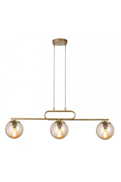 RONİSU AYDINLATMA Lioren Camlı Yemek Masası Avize RA-AVZ- 5647-29-81