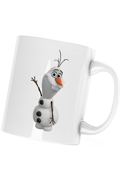 OEM Olaf the Snowman Cartoon Mug, white, 330 ml