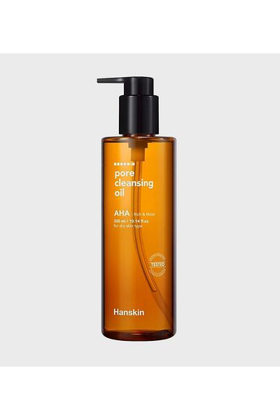 Hanskin Pore Cleansing Oil Aha Rich & Moist 300 Ml
