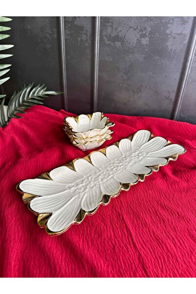 ROSSEV Flora Gold Presentation Bowl Set of 3