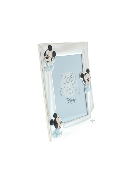 GiftExpress Rama foto argintata Baby Mickey Mouse 25cm