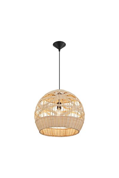 Braytron Pendant Br-bv02-00031, 1xe27, Ratan Black