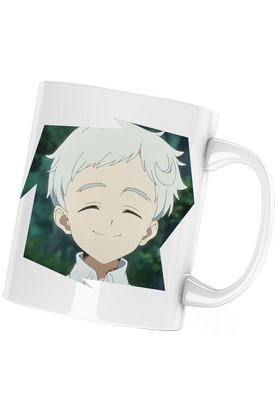 OEM The Promised Neverland Norman Orphan Anime Manga Mug, white, 330 ml