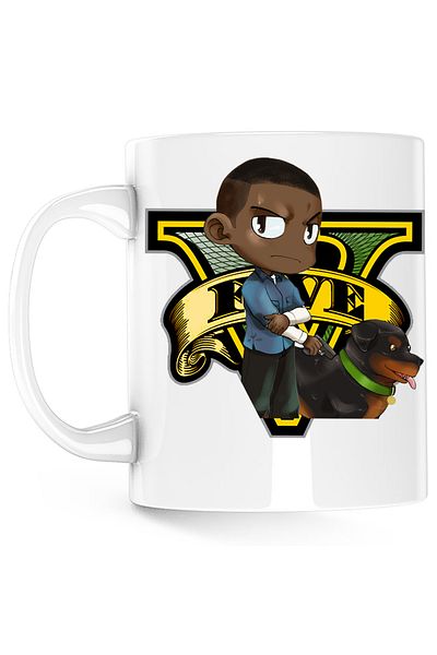 OEM Cana Grand Theft Auto Franklin GTA, alba, 330 ml