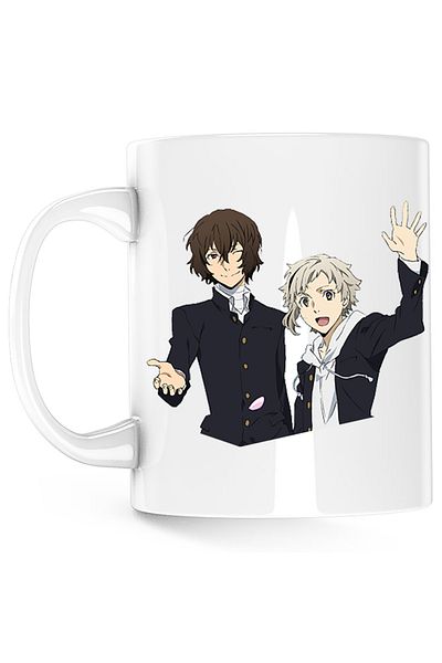 OEM Cana Bungo Stray Dogs Osamu Dazai Atsushi Nakajima, white, 330 ml