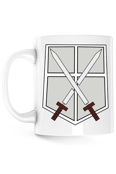 OEM Cana Attack on Titan Training Corps AOT Cadet Anime, alba, 330 ml
