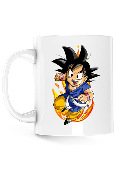 OEM Cana Dragon Ball Son Goku Kung Fu Gamer, alba, 330 ml