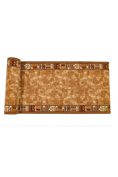 Dualhome Caro Rug Runner, Brown, Meter B - 60 CM, 250 cm