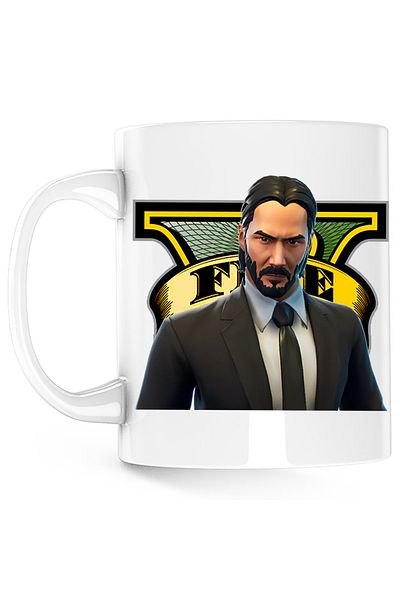 OEM Cana John Wick Fortnite GTA, alba, 330 ml