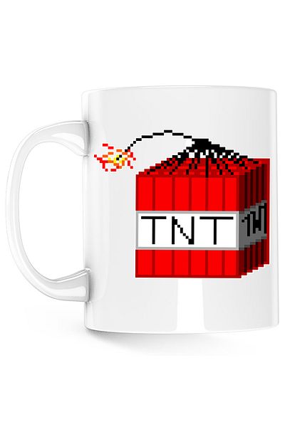 OEM Cana Minecraft TNT, alba, 330 ml