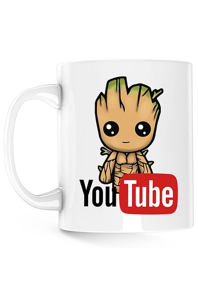 OEM Cana Baby Groot Youtube Youtuber, alba, 330 ml