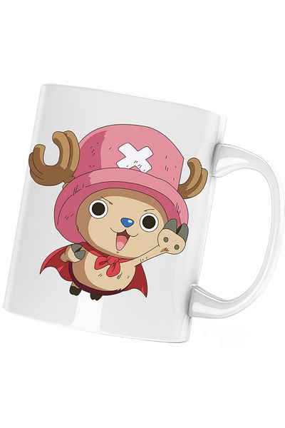 OEM Cana Tony Tony Chopper One Piece Pirate Anime, alba, 330 ml