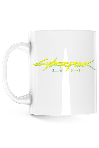 OEM Cana Cyberpunk 2077 Logo Game Rebel, alba, 330 ml