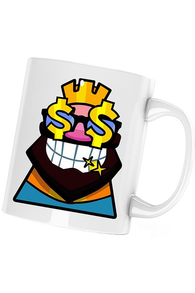 OEM Cana King Clash Royale Minecraft, alba, 330 ml