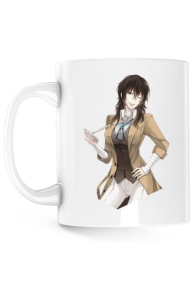 OEM Cana Bungo Stray Dogs Anime Fan Art Manga, White, 330 ml