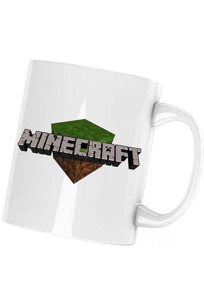 OEM Cana Minecraft Logo Block, alba, 330 ml
