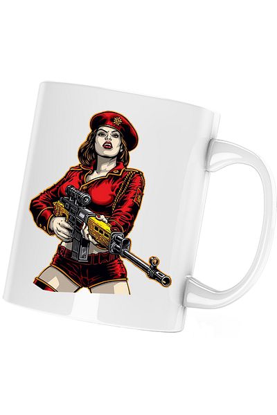 OEM Red Alert 2 Soviet Army Soldier Invasion Russia Mug, white, 330 ml