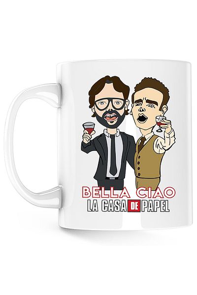 OEM Cana Casa de Papel Bella Ciao Rebel, alba, 330 ml