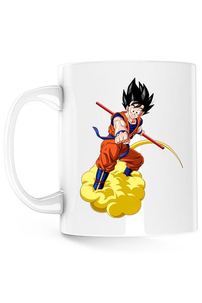 OEM Cana Son Goku Minecraft Dragon Ball Z, alba, 330 ml