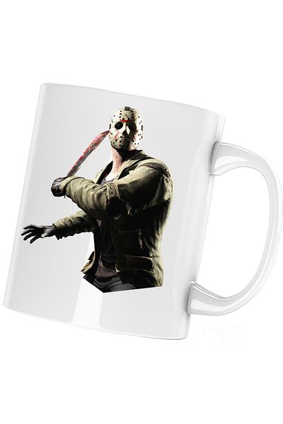 OEM Cana Mortal Kombat Jason Voorhees Freedy Kruegger Chainsaw, alba, 330ml