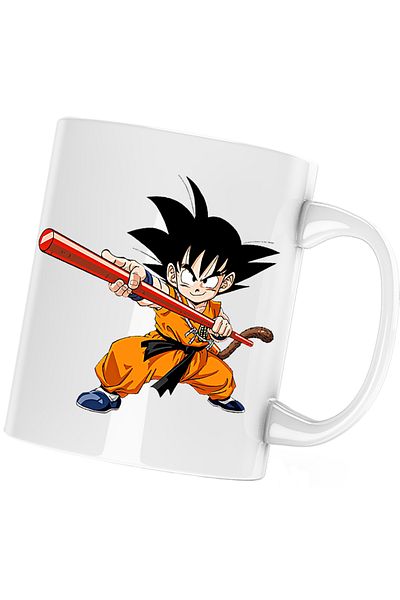 OEM Dragon Ball Z Son Goku Men's Day Mug, white, 330 ml