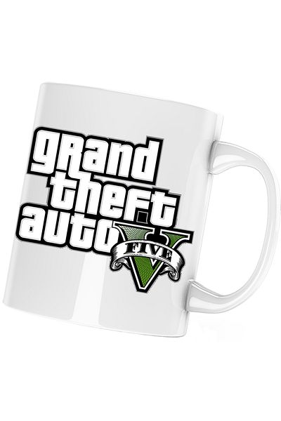 OEM Cana Grand Theft Auto Logo GTA, alba, 330 ml