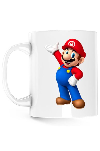 OEM Cana Super Mario Bros Arcade Game VIP, alba, 330 ml
